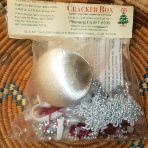 Cracker Box Holiday Rare Cracker Box Ornament Kit Poshmark